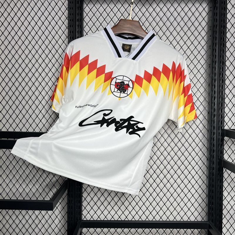Club America 1995 Vintage Retro White Away Jersey