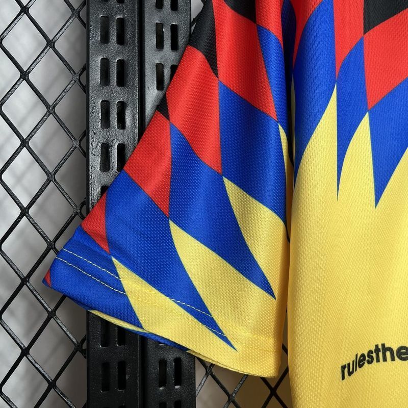 Club America 1995 Vintage Retro Yellow Home Jersey