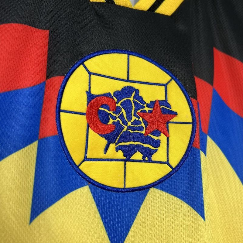 Club America 1995 Vintage Retro Yellow Home Jersey