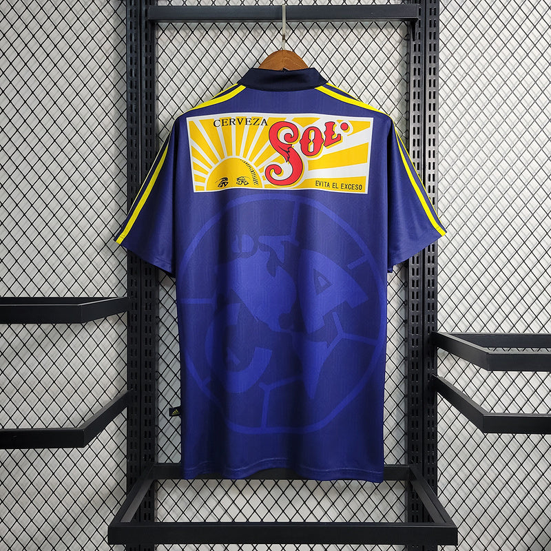 Club America 1998/99 Vintage Retro Blue Away Jersey