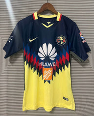 Club America 2018 Vintage Retro Blue/Yellow Third Away Jersey