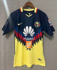 Club America 2018 Vintage Retro Blue/Yellow Third Away Jersey