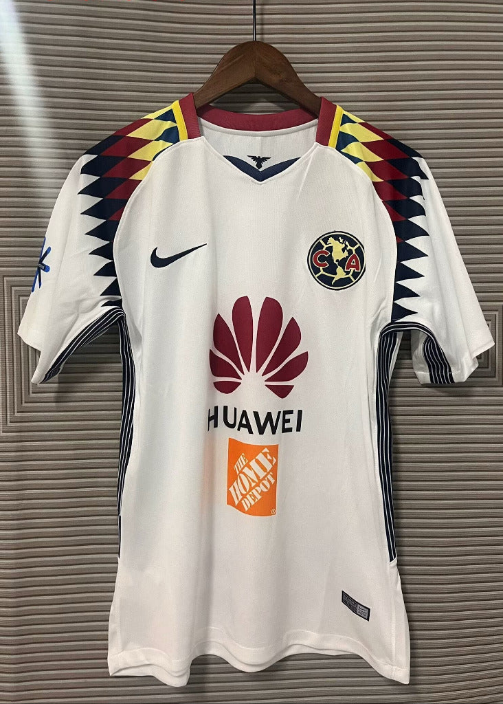 Club America 2018 Vintage Retro White Away Jersey