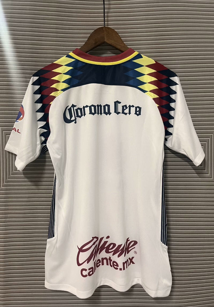 Club America 2018 Vintage Retro White Away Jersey