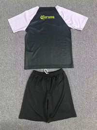 Club America 23/24 Black Goalkeeper Kids Jersey Set