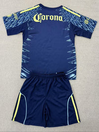 Club America 25/26 Blue Away Kids Jersey Set