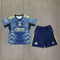 Club America 25/26 Blue Away Kids Jersey Set