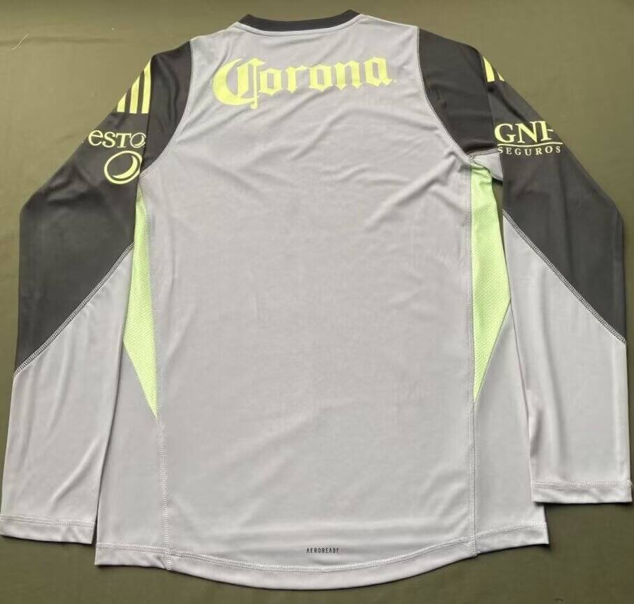Club America 25/26 Gray/Black Long Sleeve Goalkeeper Jersey