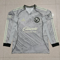 Club America 25/26 Gray Third Long Sleeves Jersey