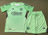 Club America 25/26 Green Goalkeeper Kids Jersey Set