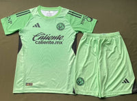 Club America 25/26 Green Goalkeeper Kids Jersey Set