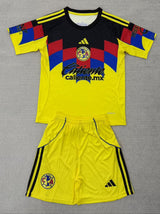 Club America 25/26 Yellow Home Kids Jersey Set