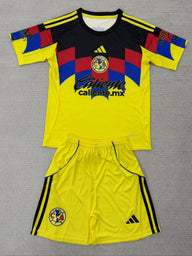 Club America 25/26 Yellow Home Kids Jersey Set