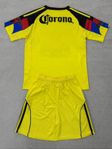 Club America 25/26 Yellow Home Kids Jersey Set