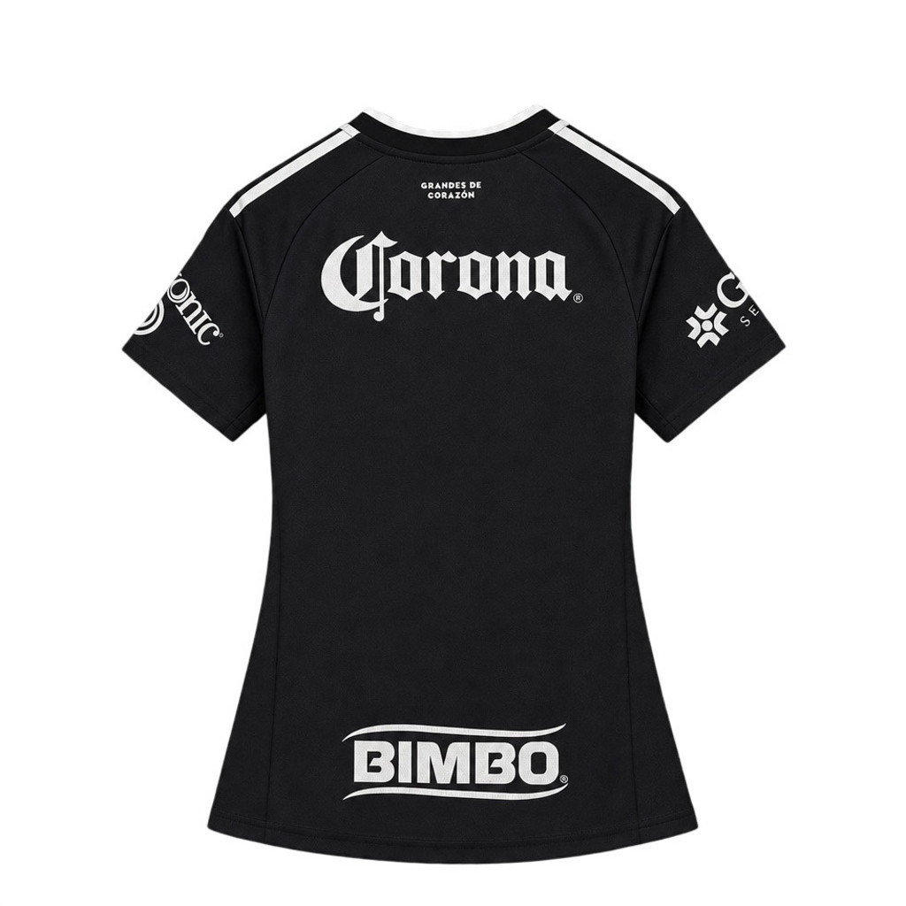 Club America 26/27 Black/White Stripes Away Woman Jersey