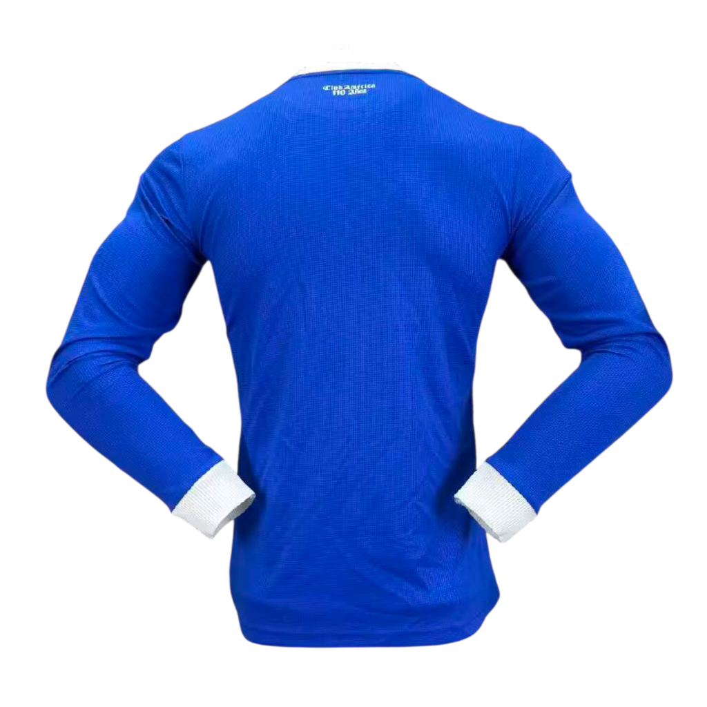 Club America 26/27 Blue/White Trim 110 Years Anniversary Goalkeeper Long Sleeve Player Version Jersey