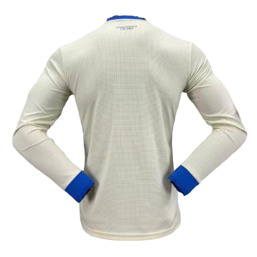Club America 26/27 Cream/Blue Trim 110 Years Anniversary Long Sleeve Player Version Jersey