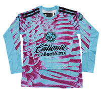 Club America 26/27 Light Blue and Magenta Goalkeeper Long Sleeves Jersey