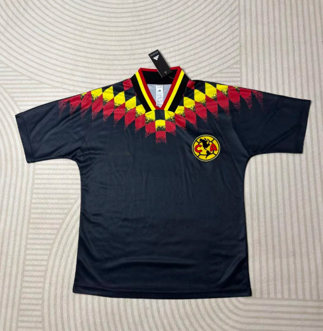 Club America 26/27 Navy Blue/Yellow/Red Away Jersey
