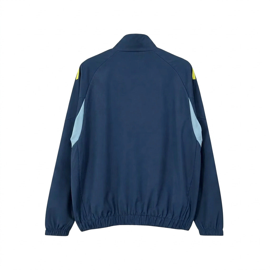 Club America 26/27 Navy Blue/Yellow Stripes Windbreaker Full-Zip Jacket