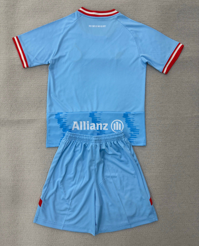 Club Brugge 25/26 Blue/Red Third Kids Jersey Set