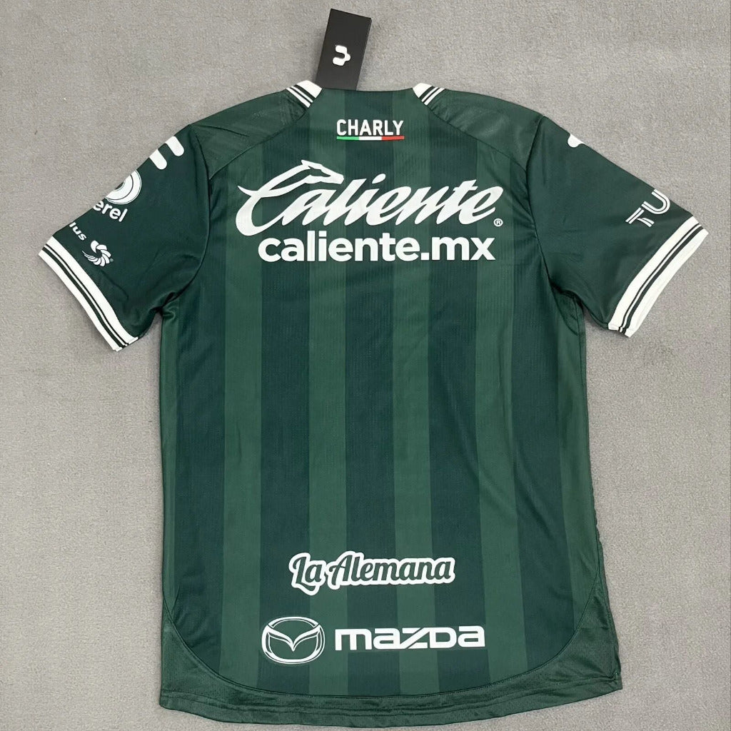 Club Leon 25/26 Green/Black Stripe Home Jersey