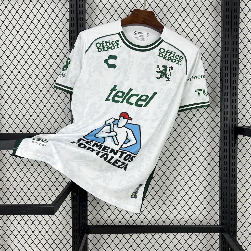 Club Leon 25/26 White/Green Away Jersey