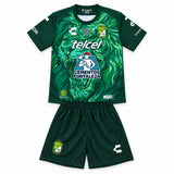 Club Leon 26/27 Green Lion Face Home Kids Jersey Set