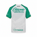 Club Leon 26/27 White/Green/Yellow Trim Away Jersey