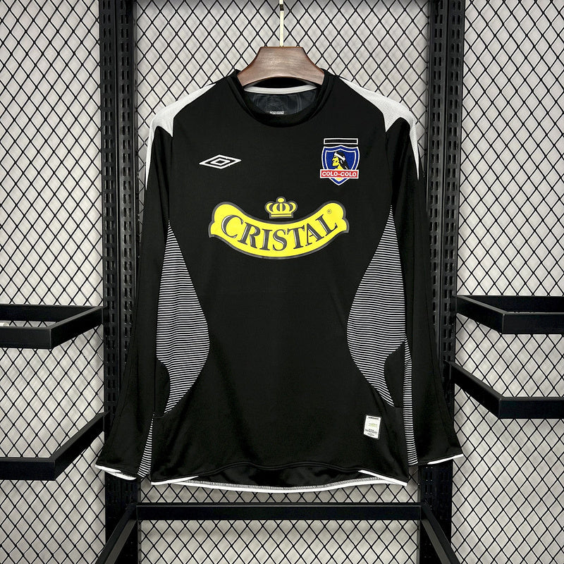 Colo-Colo 2006 Vintage Retro Black Away Long Sleeve Jersey