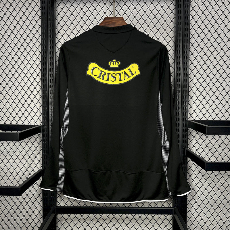 Colo-Colo 2006 Vintage Retro Black Away Long Sleeve Jersey