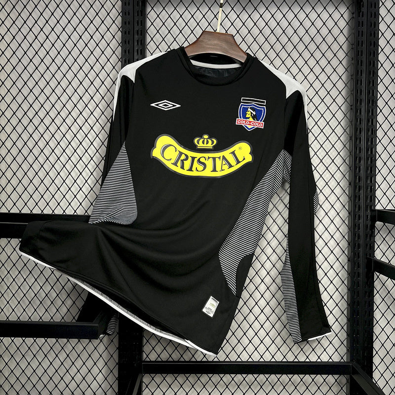 Colo-Colo 2006 Vintage Retro Black Away Long Sleeve Jersey