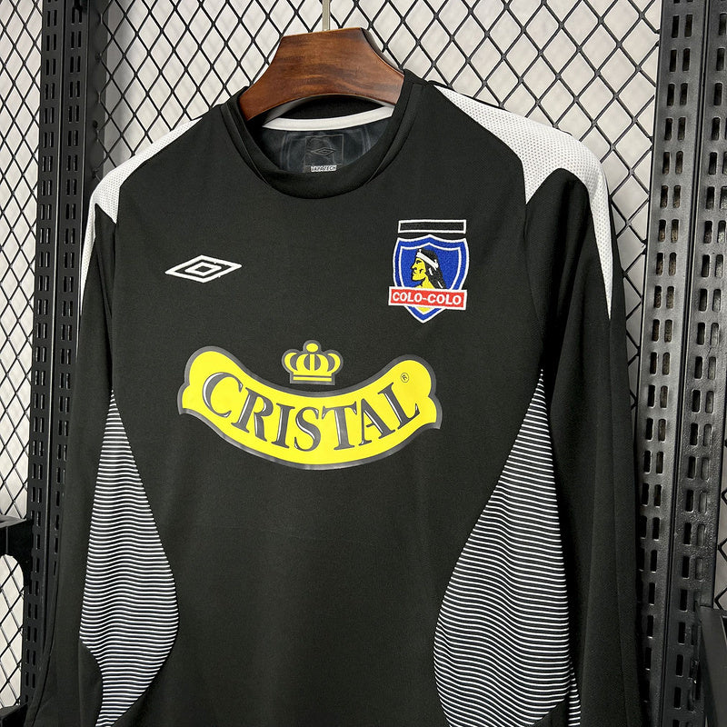 Colo-Colo 2006 Vintage Retro Black Away Long Sleeve Jersey