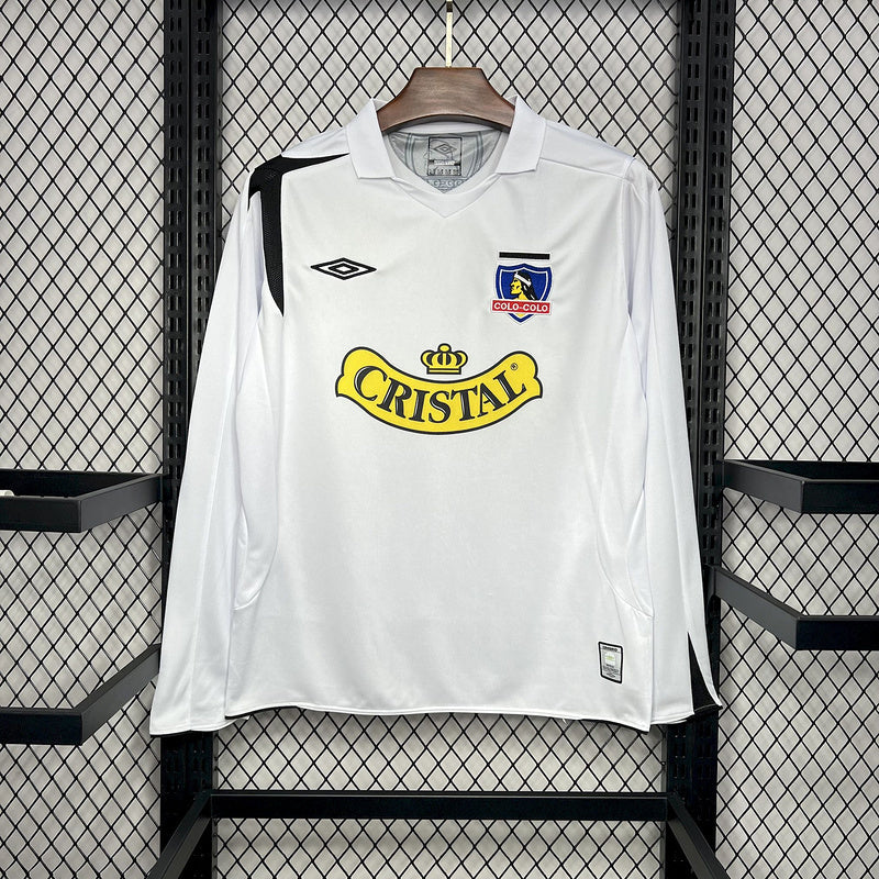 Colo-Colo 2006 Vintage Retro White Home Long Sleeve Jersey