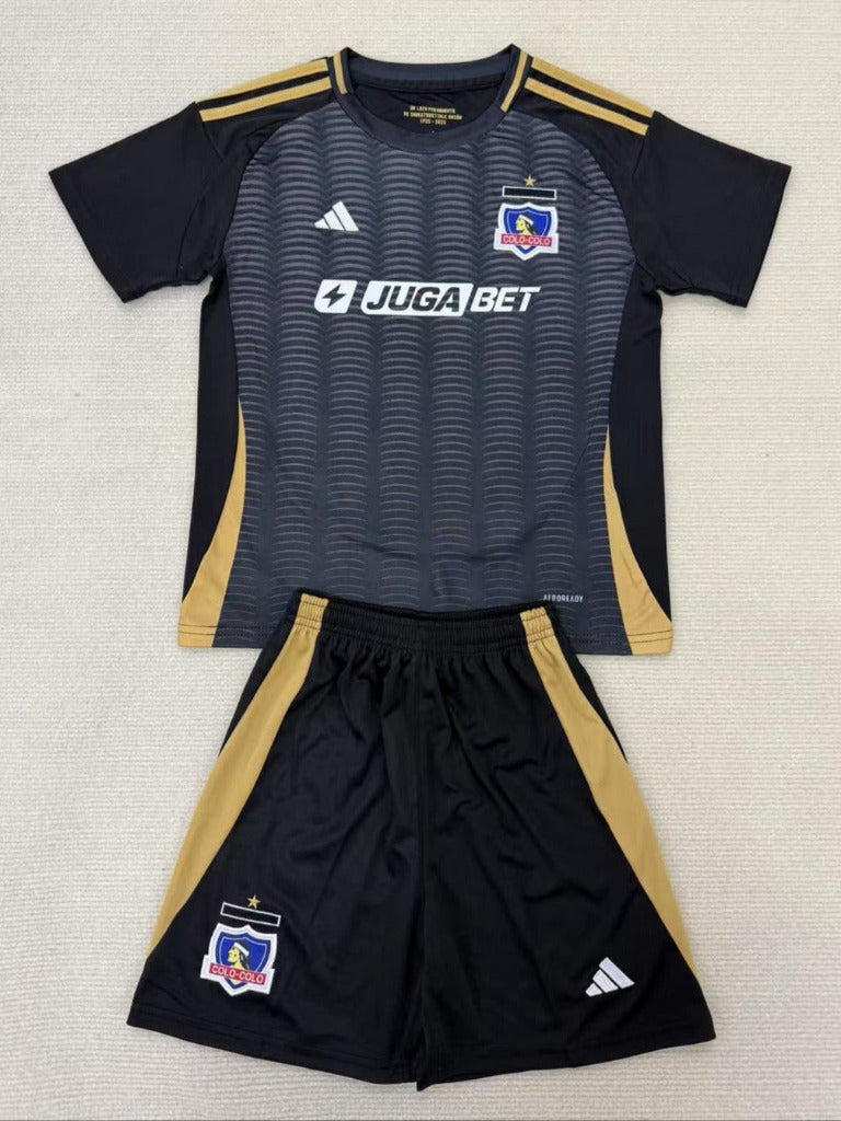 Colo-Colo 25/26 Black Special Away Kids Jersey Set - Concept Kits