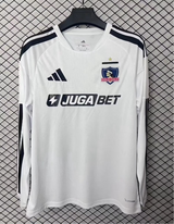 Colo-Colo 26/27 White/Black Home Long Sleeve Jersey