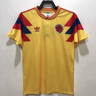 Colombia 1990/91 Yellow/Red Home Jersey