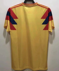 Colombia 1990/91 Yellow/Red Home Jersey