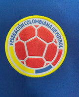 Colombia 1998 Retro Blue/Yellow Away Game Jersey