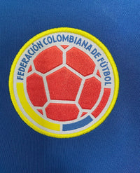 Colombia 1998 Retro Blue/Yellow Away Game Jersey