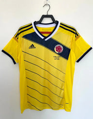 Colombia 2014 Yellow/Black/White Home Jersey