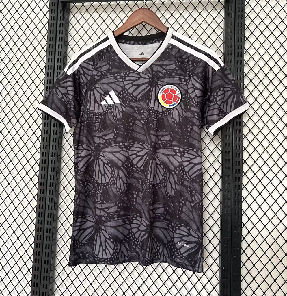 Colombia 2026 Black/White Stripes Home Jersey