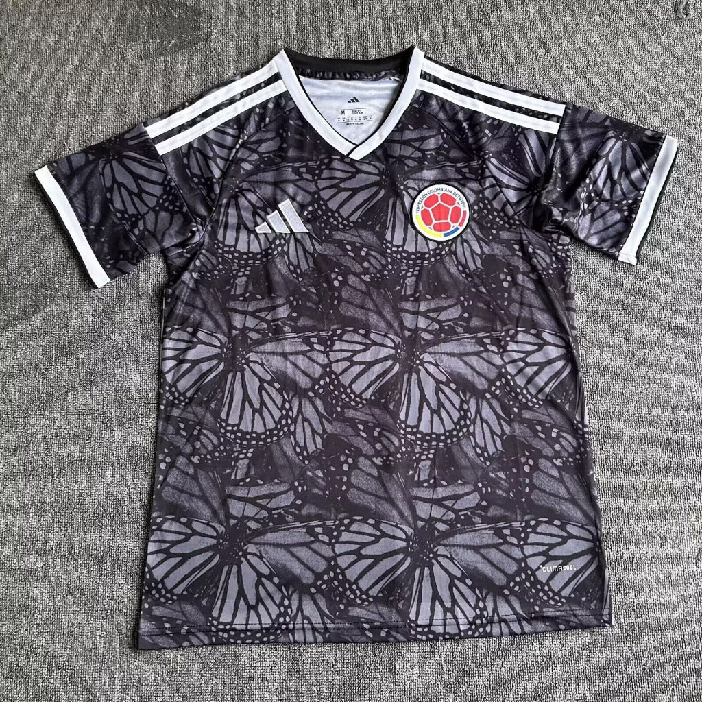 Colombia 2026 Black/White Stripes Home Jersey