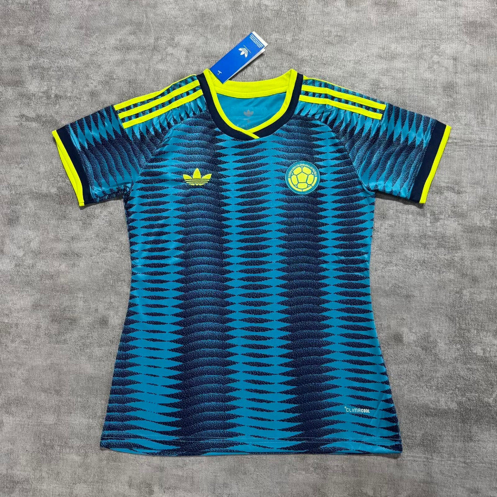 Colombia 2026 Deep Blue/Bright Yellow World Cup Away Women Jersey