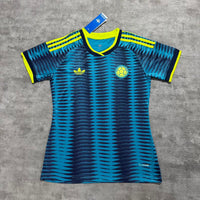 Colombia 2026 Deep Blue/Bright Yellow World Cup Away Women Jersey