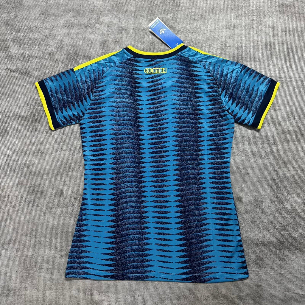 Colombia 2026 Deep Blue/Bright Yellow World Cup Away Women Jersey