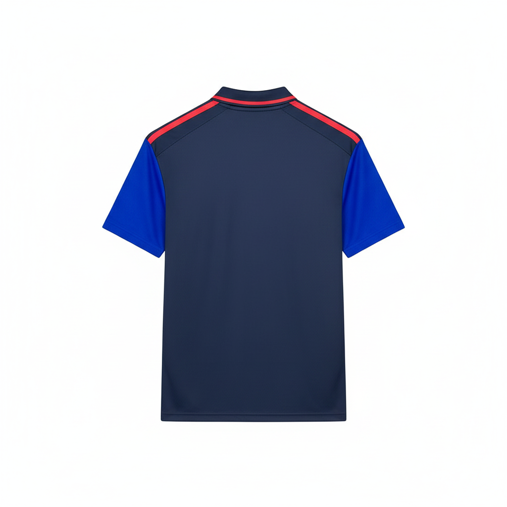 Colombia 2026 Navy/Red Stripes Training Polo Jersey