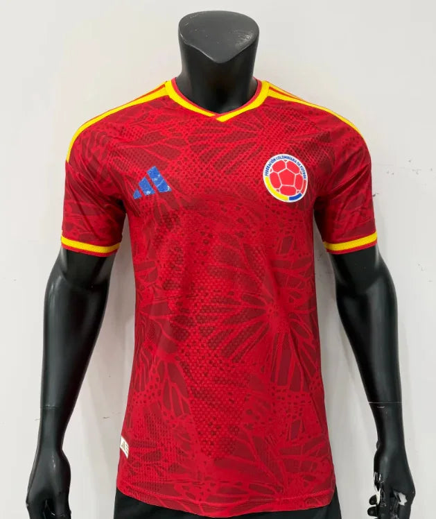 Colombia 2026 Red/Yellow Home Player Version Jersey