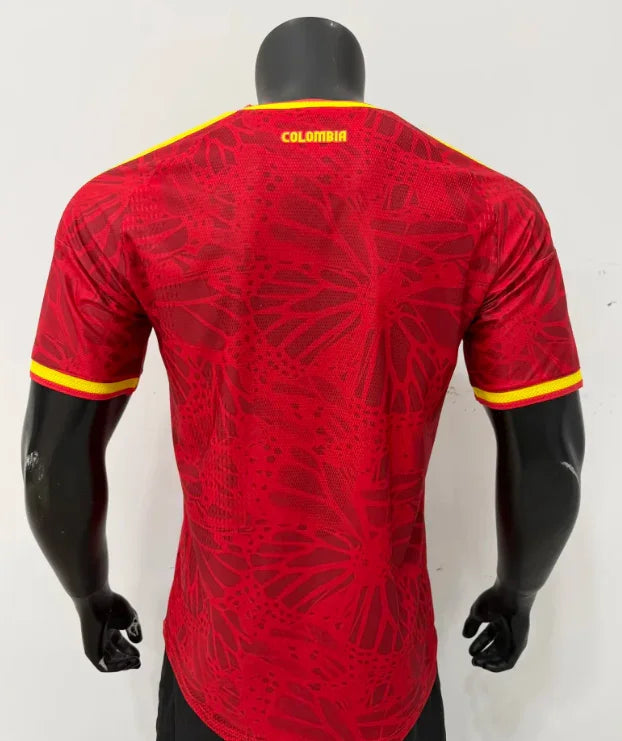 Colombia 2026 Red/Yellow Home Player Version Jersey