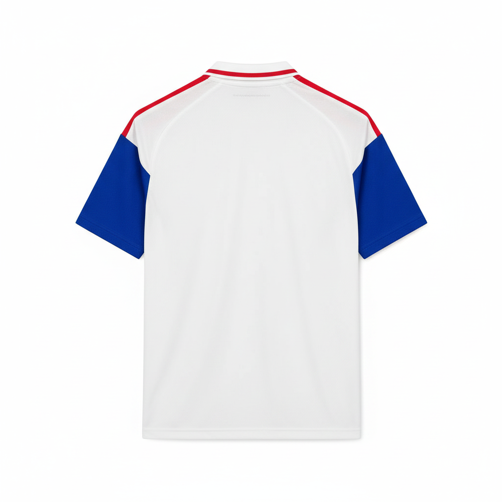 Colombia 2026 White/Red Stripes Training Polo Jersey